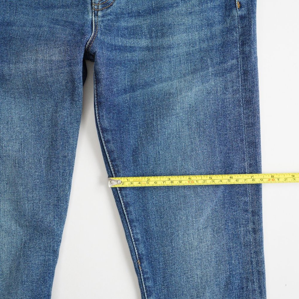 J. Crew Selvedge Toothpick Stretch Denim Skinny Jeans Womens Size 25 Dark Wash - Picture 11 of 13